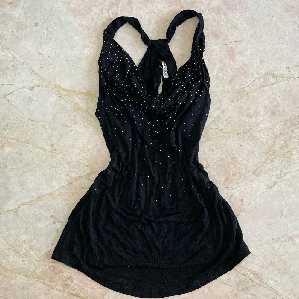 Miroa Y2k Sparkle Embellished Top